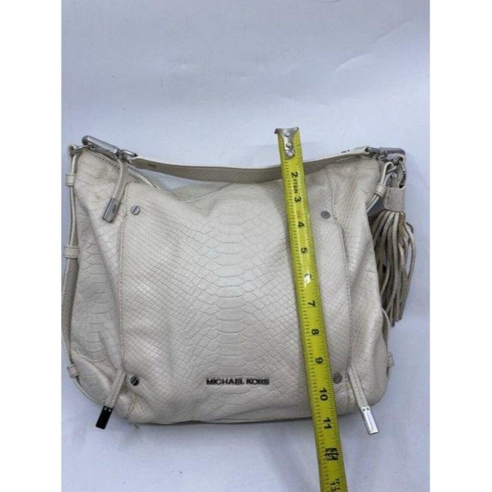 michael kors cream leather shoulder bag - Picture 2 of 10
